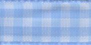 Лента с рисунком клетка SAFISA ш.2,5см (04 голубой) арт. ГЕЛ-245-1-ГЕЛ0020176 1
