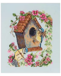 Сентябрьский домик, набор для вышивания, арт. Алиса | Купить онлайн на вторсырье-м.рф