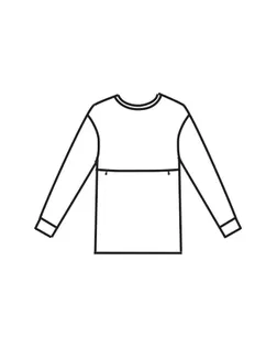 Выкройка: блуза Т-1941 арт. ВКК-2318-12-ВП0107