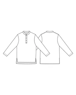 Купить Выкройки Выкройка: мужская рубашка КАМИС арт. ВКК-2222-1-ВП0079 оптом в Караганде