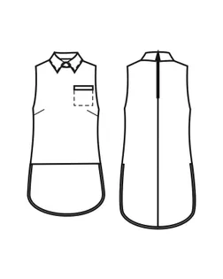 Выкройка: блузка №472 арт. ВКК-2579-7-ВП0321
