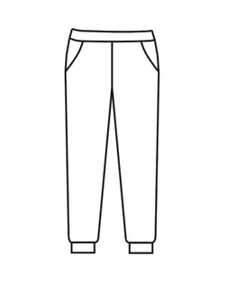 Выкройка: брюки Т-1901 арт. ВКК-2312-10-ВП0102