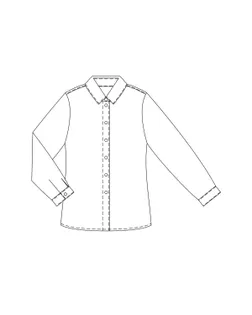 Выкройка: блузка W-06-1001 арт. ВКК-3123-2-ВП0799