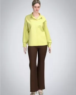 Выкройка: брюки клеш арт. ВКК-5341-1-ВП1959 Выкройка: брюки клеш арт. ВКК-5341-1-ВП1959