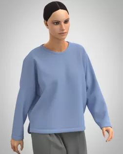 Выкройка: свитшот София арт. ВКК-5302-1-ВП1915 Выкройка: свитшот София арт. ВКК-5302-1-ВП1915