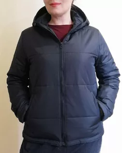 Выкройка: стеганая куртка с капюшоном F219 арт. ВКК-4167-1-ВП1061