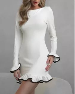 Выкройка: платье с оборками арт. ВКК-5299-1-ВП1914