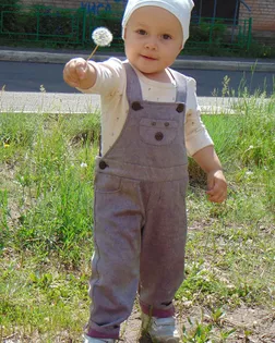 Купить Выкройки детской одежды Выкройка: детские штаны на лямках D011 арт. ВКК-3101-1-ВП0777 оптом в Казахстане