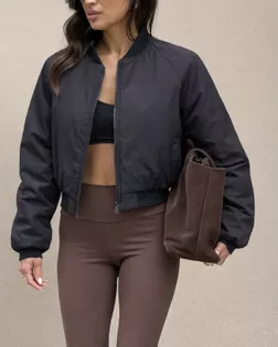 Выкройка: укороченный бомбер с рукавом реглан арт. ВКК-5364-1-ВП1981