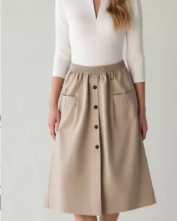 Выкройка: юбка на резинке_F-66 арт. ВКК-5320-1-ВП1917 Выкройка: юбка на резинке_F-66 арт. ВКК-5320-1-ВП1917