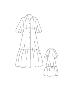 Выкройка: платье Светлана арт. ВКК-5322-1-ВП1941 Выкройка: платье Светлана арт. ВКК-5322-1-ВП1941