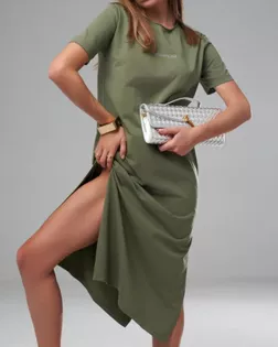 Выкройка: платье-футболка с разрезами арт. ВКК-5257-1-ВП1863 Выкройка: платье-футболка с разрезами арт. ВКК-5257-1-ВП1863