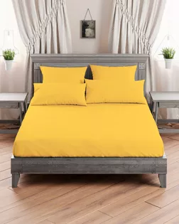 Поплин гладкокрашеный желтый 220 см арт. ПГЛ-17-1-1514.006