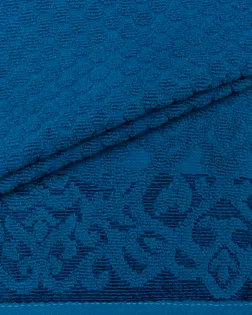 Купить Полотенца гладкокрашеные цвет синий Аврора (Размер 50 х 90) арт. ПГСТ-267-7-Б00222.007 оптом в Алматы