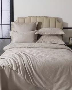 Жаккард-сатин Х/Б 250см  146гр рис. 44 серо-бежевый арт. СЖ-171-1-1748.006