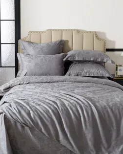 Жаккард-сатин Х/Б 250см  146гр рис. 048 Стальной арт. СЖ-327-1-1748.011