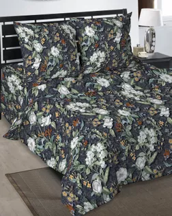 Белые цветы (Бязь 220 см) арт. ХБ-2065-1-0015.196