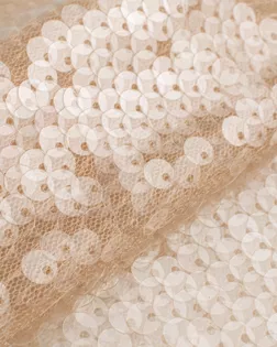 Прозрачная пайетка на сетке 5мм арт. ПАЙ-206-1-27045.003 Прозрачная пайетка на сетке 5мм арт. ПАЙ-206-1-27045.003