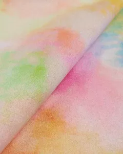 Замша на скубе принт "Тай-дай" арт. ЗАМ-106-1-27050.001