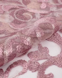 Вышивка на сетке с пайеткой арт. КПГС-70-1-22133.001 Вышивка на сетке с пайеткой арт. КПГС-70-1-22133.001