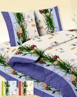 БЯЗЬ 150см, 120гр, Кр.Талка, рис. 1095 "Ирисы" арт. ХВ-1462-1-Б00579.001