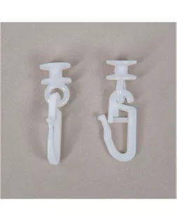 Крючок шторный с бегунком 38мм пластмасса уп.500шт арт. ШТФК-34-1-48411 Крючок шторный с бегунком 38мм пластмасса уп.500шт арт. ШТФК-34-1-48411