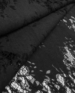 Купить Кружевные ткани черного цвета Кружево "Джули" арт. КПКП-39-1-20172.001 оптом в Череповце