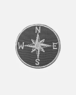 Аппликация термо "Роза ветров" д.4,8см (в упаковке 10 шт.) арт. АД-332-4-47503.004