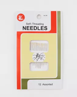 Иглы швейные с двойным золотым ушком уп.12комплектов арт. ИР-172-1-48038 Иглы швейные с двойным золотым ушком уп.12комплектов арт. ИР-172-1-48038