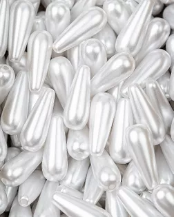 Бусы под жемчуг р.0,8х2см 100гр ~160 шт арт. БЖР-114-1-48595.001