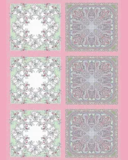 Бязь Комфорт 150 см набивная арт 210  рис 13185/4  "Armonica" арт. ХВ-1696-1-2102.128