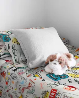 Перкаль 150 см набивной арт 140   рис 13512/1   "Вайб" арт. ПРК-1894-1-1965.307