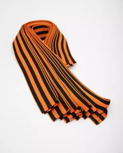 Лента "Георгиевская" ш.3,5см дл.40см (100шт) арт. ГЕО-10-1-47308