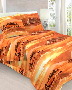 Купить Ткани для дома оранжевого цвета Бязь 150 см арт. БД-618-1-1557.170 оптом