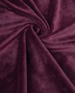 Купить Ткани для одежды бордового цвета Велюр стрейч "Марсия" 405гр арт. ВЕЛ-12-27-14802.022 оптом