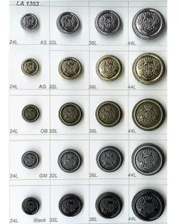 Пуговицы 36L д.2,3см 72шт (черный LA 1303) арт. КГ-64-1-47909.001 Пуговицы 36L д.2,3см 72шт (черный LA 1303) арт. КГ-64-1-47909.001
