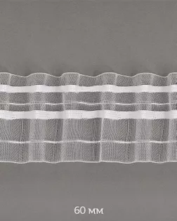 Лента шторная сборка: универсальная ш.6см 10 м арт. ШТФТ-64-1-48515