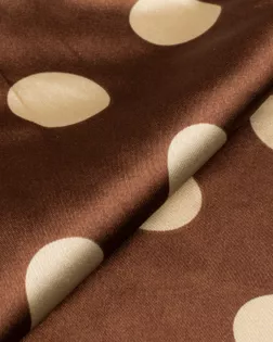 Атлас стрейч "Горох" арт. АП-213-2-11910.040