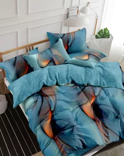 Поплин набивной  шир.220  100 % хл.  пл.115+-5   рис 1660  А+Б арт. ПК-2552-1-Б00475.236