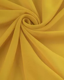 Купить Ткань для женской одежды цвет горчичный Шифон Мульти однотонный арт. ШО-37-71-1665.005 оптом в Алматы
