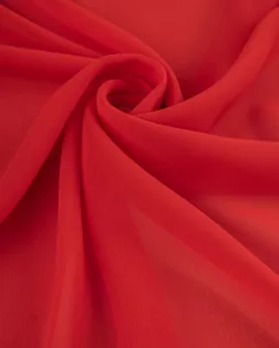 Купить Ткани для сарафанов цвет красный Шифон Мульти однотонный арт. ШО-37-37-1665.006 оптом в Набережных Челнах
