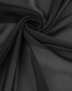 Купить Ткани для одежды черного цвета Шифон Мульти однотонный арт. ШО-37-4-1665.032 оптом в Череповце