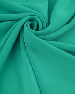 Купить Ткани для одежды бирюзового цвета Шифон Мульти однотонный арт. ШО-37-28-1665.056 оптом