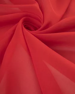 Купить Ткани для сарафанов цвет красный Шифон Мульти однотонный арт. ШО-37-17-1665.079 оптом в Набережных Челнах