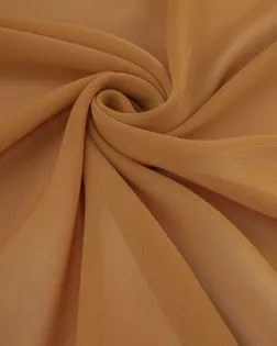 Купить Ткань Ткани для мусульманской одежды для намаза коричневого цвета из полиэстера Шифон Мульти однотонный арт. ШО-37-57-1665.086 оптом в Алматы
