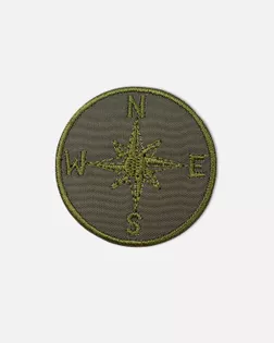 Аппликация термо "Роза ветров" д.4,8см (в упаковке 10 шт.) арт. АД-332-6-47503.006