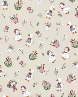 2-21  Ткань п/лен, п/вареный, нат цвет льна.30лен/70хб,140гр,ш 150 м № 1739/1 Гуси-Прованс арт. ПЛС-379-1-Б00274.065