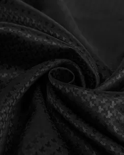 Купить Подкладочные ткани черного цвета Поливискоза жаккард D-3 арт. ПД-17-2-3861.020 оптом в Череповце
