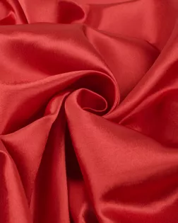 Купить Ткань Атлас креп-сатин красного цвета из полиэстера Креп сатин арт. АКС-1-1-9265.020 оптом в Набережных Челнах