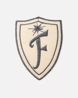 Аппликация термо "Герб F" р.5,3х7см (в упаковке 10 шт.) арт. АД-337-4-47504.004